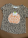Cheetah Pumpkin Onesie or Shirt