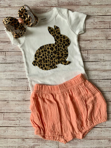 Girls Cheetah Bunny Outfit