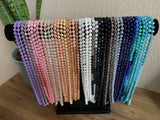 Long Beaded Knot Necklace