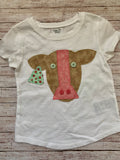 Girls Cow Shirt