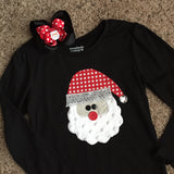 Girls Bling Santa