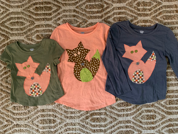 Girls Fox Shirt