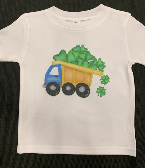 Boys St. Patrick’s Day Dump-truck Shirt