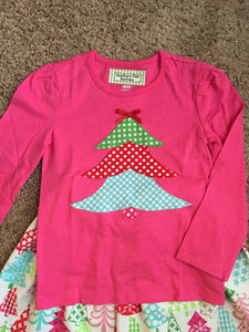 Girls Bright Christmas Tree