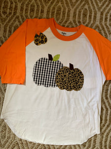 Ladies Pumpkin Raglan