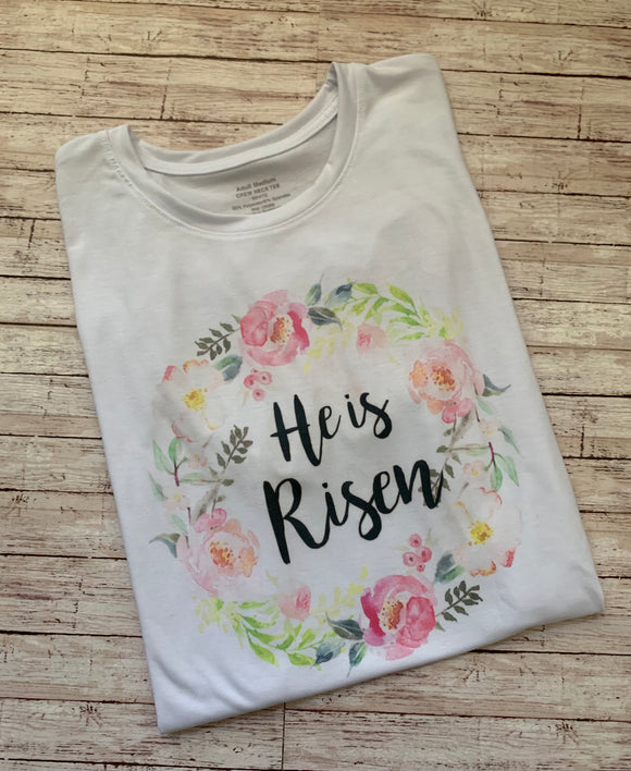 Ladies ‘He Is Risen’ Tee