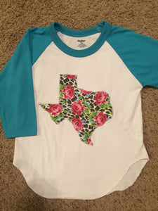 Floral Texas Raglan