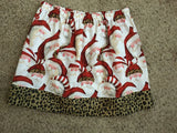 Girls Cheetah Santa
