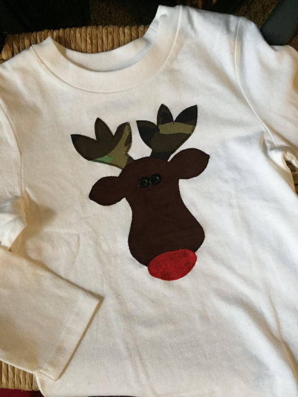 Boys Rudolph Shirt or Onesie