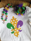 Girls Mardi Gras Necklace