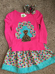 Girls Turkey Skirt Outfit
