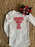 Texas Tech polka-dot Shirt or Onesie