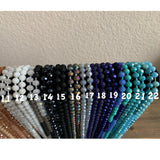 Long Beaded Knot Necklace