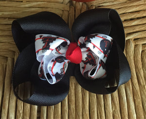 Texas Tech Hairbow