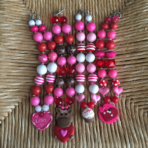 Girls Valentine’s Necklaces