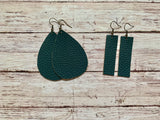 Faux Leather Earrings