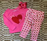 Girls Heart Outfit