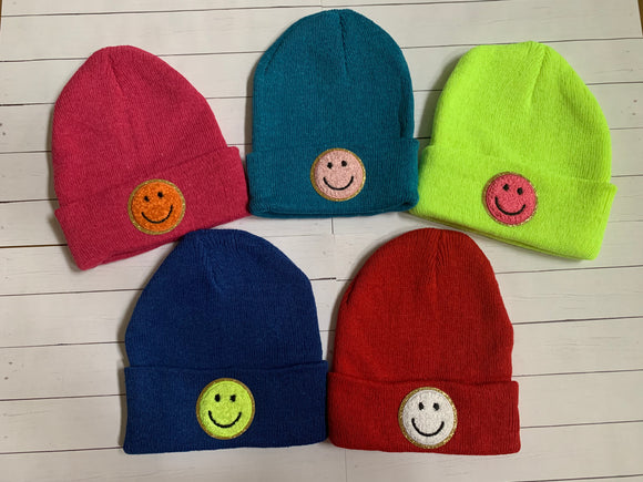 Kids Smiley Beanie