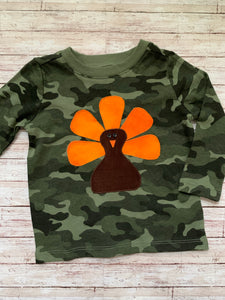 Boys Camouflage Turkey Shirt